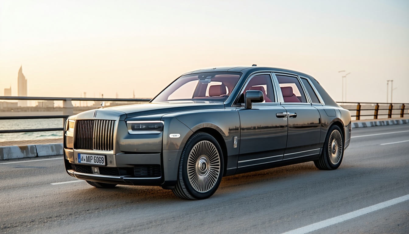 Luxury vehicle ready for a Dubai road trip